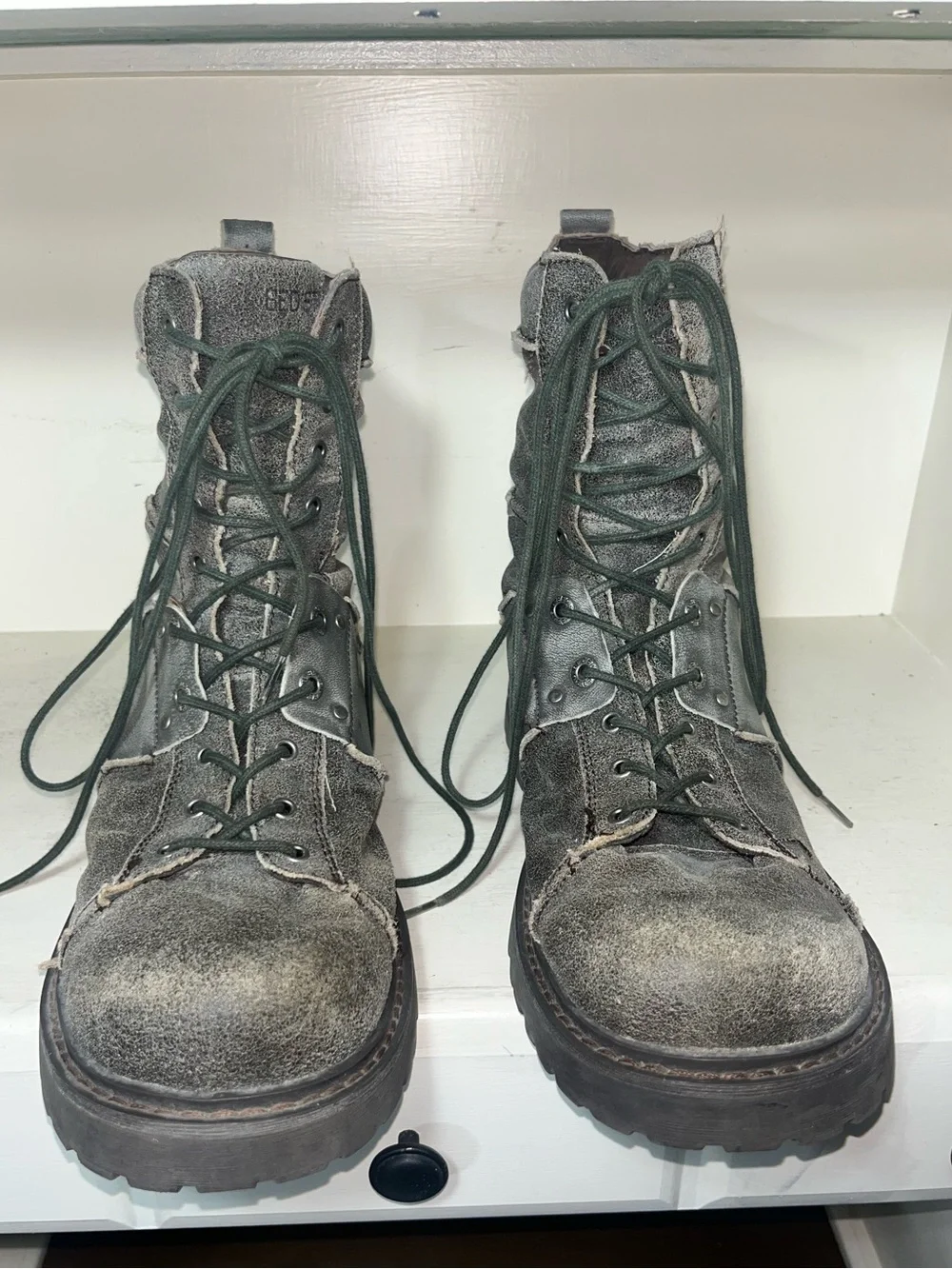 Bed Stu Men’s Leather Distressed Boots Size 13